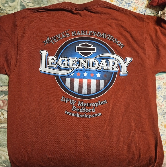Harley-Davidson Legendary of Dalllas Ft Worth Tee Estate Item - Picture 1 of 6